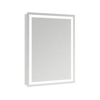Ogledalo sa nivoom podešavanja svjetline i funkcije protiv magle, mirlo za kupatilo, 24''l 1.7''''h