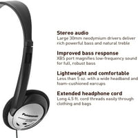 Slušalice, lagane slušalice na ušima sa XBS za dodatni bas i čist, prirodni zvuk, Jack