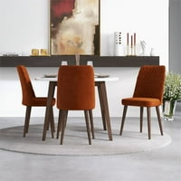 Palminski modernski puni drveni orah blagovaonica i kuhinjski stol i set stolice i stolica