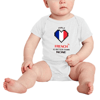 Pola francuskog je bolji od nijedne bebe bodi odjeće za novorođene odjeće
