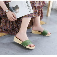 Ženska ljetna otvorena ploča sa sandale Espadrilles Comfort papuče Mules casual cipele