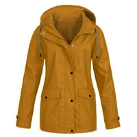 Naughty jakne za žene, žene čvrste jakne od pune kiše na otvorenom plus kapuljač kapuljača vjetrootporna