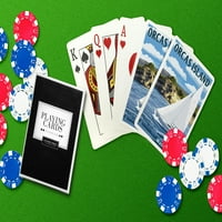 Otok Orcas, Washington, Sailing scena, Lantern Press, Premium igraće karte, karta karte sa jokerima,