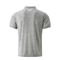 Muške golf košulje Zip Classic Stretch Slim Fit T majice Ležerne i radne košulje od kratkih rukava s