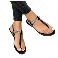 Pafei Tyugd ženski kanal sandala, žene flip flops kristalne sandalne cipele za ljeto plaža ravne sandale