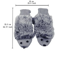 do 65% popusta od ježev vune dvostruka sloja toplotne izolacije sa rukavicama tkanja prstiju na klirensu