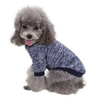 Psi za kućne ljubimce Mekani udobni vuneni topli džemper džeks meke odjeće mornarice xs