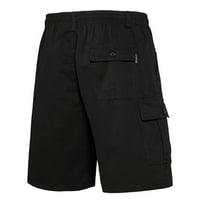 Muške teretne hlače muške ljetne teretne pantalone Dugme Solid u boji Pocket Tether Plus veličina Mid