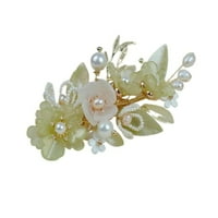 Funipunk kineski hanfu cvijeće za kosu za kosu za kosu igle broš sranje Chignon Vintage Shell Pearl