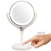 Dvostrano staklo za lakirano uvelično ogledalo za kozmetičku zaštitu od vanity sa bežičnim LED-om