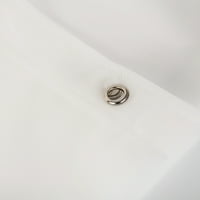 Cuter White Tuš s besplatnim kukama Vodootporna tkanina za zavjese sa pogledom na zavjese otporne na
