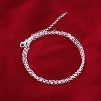 Gem avenue sterling srebrni rolo lanac ogrlica s kopčom za jastog