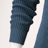 Dukseri Aaiayomet za muškarce Muška duks dugih rukava Blok pletene pulover Dukseri posade vrat patchwork