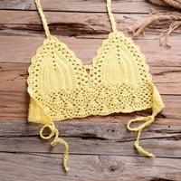 Čipka za kupaće kostime za pletenje za žene odjeće za plažu TOP bikini podstavljeni kupaći kostimi s