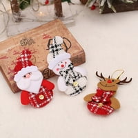 Božićni ukras poklon Santa Claus Snowman Xmas Overgent Doll Mal Decor