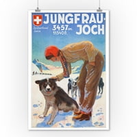 JUNGFRAUJOCH Vintage poster Switzerland