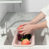 Kuhinja Podesivi plastični povrće Pohranjivanje voća za sušenje košara za sušenje