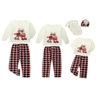 Diconna Family Božićne pidžame Podudarni setovi Štampana spavaća odjeća PJS postavljen odrasli Kuća