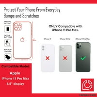 Capsule Case kompatibilan s iPhone Pro MA [Vojni razred zaštićeni udarnim teškim tekućim Chickstandom