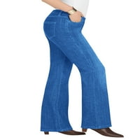 Roamans ženska plus veličina sitni bootcut Jean s nevidljivim rasteznim jean