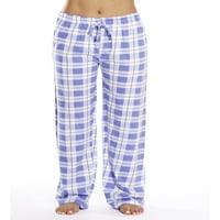 Amiliee Women Pleaid Pajama hlače za spavanje za spavanje za spavanje pamučne labave dno pantalone plus