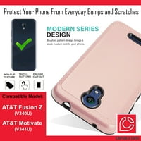 Capsule Case kompatibilan sa AT & T Fusion Z V340U [otporan na otporan na jaknu dežurnu dizajn Žene