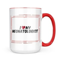 Neonblond i Heart Love Moj neonatolog šalice za ljubitelje čaja za kafu
