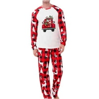 Aoochasliy Family Božićni pidžami Clearence roditelj-dijete Toplo odijelo Štampanje plaćeno šivanje