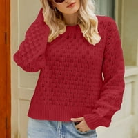 Džemper za pograni za žene labav fit ubojicu pulover