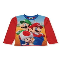 Super Mario Boys 'dvodijelni set pidžama - Crveni, -