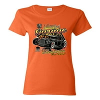 Vintage Garage Carine Hot Rod Classic Automobili i kamioni Ženske grafičke majice, Narančasta, 2xL