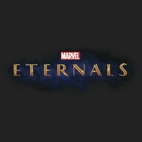 Junior's Marvel Eternals Film Logo Festival Grafički grafički grafički drveni ugljen mali