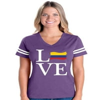 Normalno je dosadno - Ženski fudbalski fini dres majica, do veličine 3xl - ljubav Kolumbija