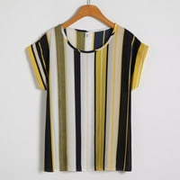 Ženske bluze Grafičke majice Divlja majica s dno kratka šifonska majica za tisak Cvjetni rukavi ženske