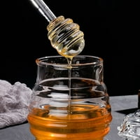 Prozirni lonac od meda sa medom Stir Bar Mali medeni spremnik za boce