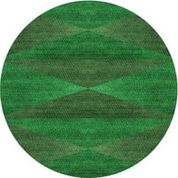 Ahgly Company u zatvorenom okruglom uzorkovima dubokog smaragdnog zelenog područja zelene površine,