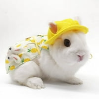 Cheer.us set haljina za zečje zečice sa povodljivom šeširom Mini točke kabelskog snopa povodac za male