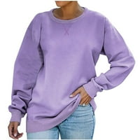 Samickarr pulover dresene za ženske ležerne prilike labave fit plus tuničke vrhove za nošenje sa gamašem