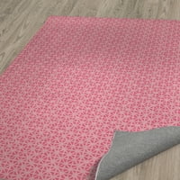 Rezbana rešetka ružičasta tepih za područje Kavka dizajna