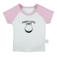 Tata's Little Caddy Funny majica za bebe, majice za bebe novorođenče, Dojenčad, dječji grafički teženi