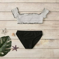 TODDLER kostim kostim Veličina godina - godina Dvije prugaste plaže za kupaće kostim za kupaće kostim
