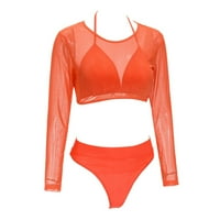 Knqrhpse kupaći kostimi Žene visokog struka osip kupaći kostimi s kupaćem kostimu kupaći kostim za žene