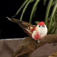 COGFS lažne ptice umjetne perja šarene lažne vrapce, simulacijske mini simpatične igračke za životinje,