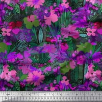 Soimoi Rayon tkanina odlazi i cvjetni umjetnički dekor tkanini Široki dvorište