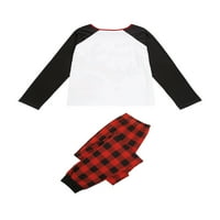 Sunost božićne pidžame za obiteljski božićni PJS podudaranje setova ELK Print Holiday Xmas Sleep odjeća