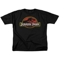 Jurassic Park Sci-Fi Thriller Film Classic T-re re. Logo za odrasle majica