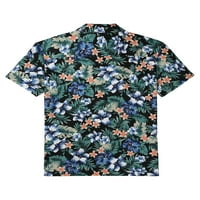 Rejlun Muške ljetne košulje s kratkim rukavima majica Gumb za donje Muške Ležerne majica Plaža Tee Style-C