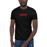 Crvena Morse Skraćena pamučna majica kratkih rukava po nedefiniranim poklonima
