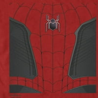 Muška marvel Spider-Man: Nema šanse Početna Novo odijelo Grafički tee crveni