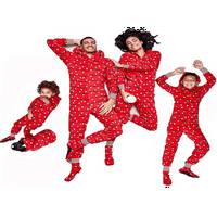 Huakaishijie Porodica Xmas Usklađivanje kombinezona Pajamas Fairy Svjetlospisano priopćeno za spavanje
